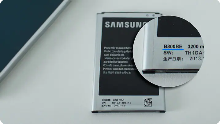 Съемный аккумулятор от смартфона Samsung