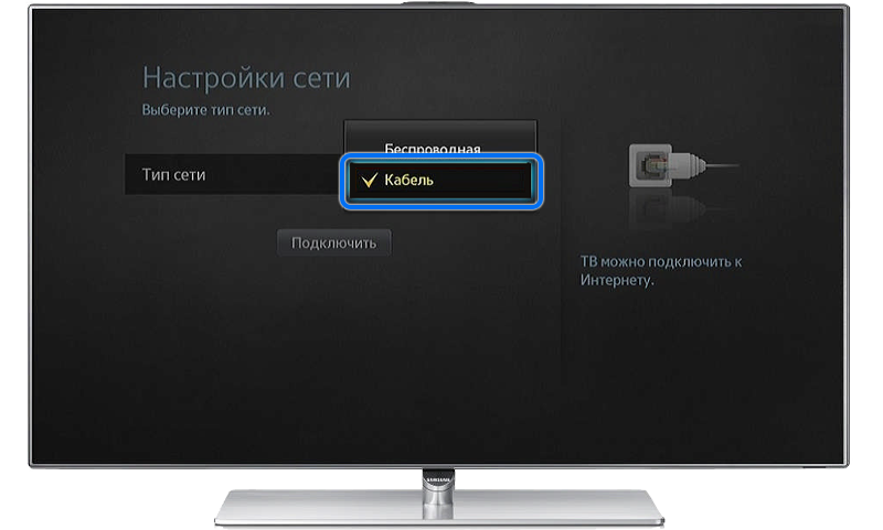 Как подключить телевизор по проводу