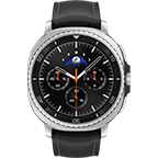 aqlli soat Galaxy Watch8 Classic 2025 46mm qora, mexanik bezel, klassik ko'rinishdagi premium dizayn