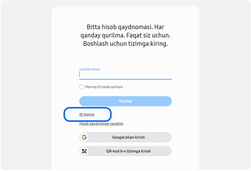 Tasdiqlash kodi bilan SMS-xabarga namunasi
