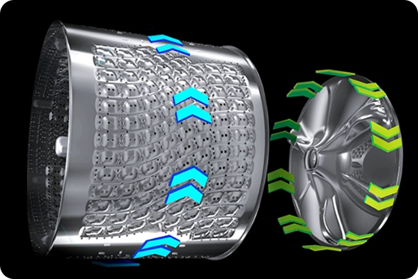 Samsung kir yuvish mashinasida Quick Drive texnologiyasi qanday ishlaydi