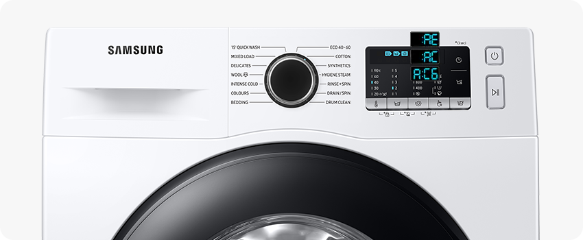 Samsung kir yuvish mashinasida AE, AC, AC6 xatoliklari