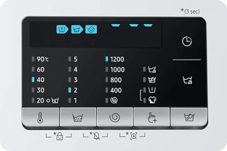 Displeyda aylanadigan tayoqlar ko'rsatiladi