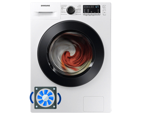 Quritish paytida ventilyator shovqini