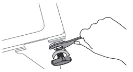 mashinaning oyoqlarini yong'oq bilan mahkamlang