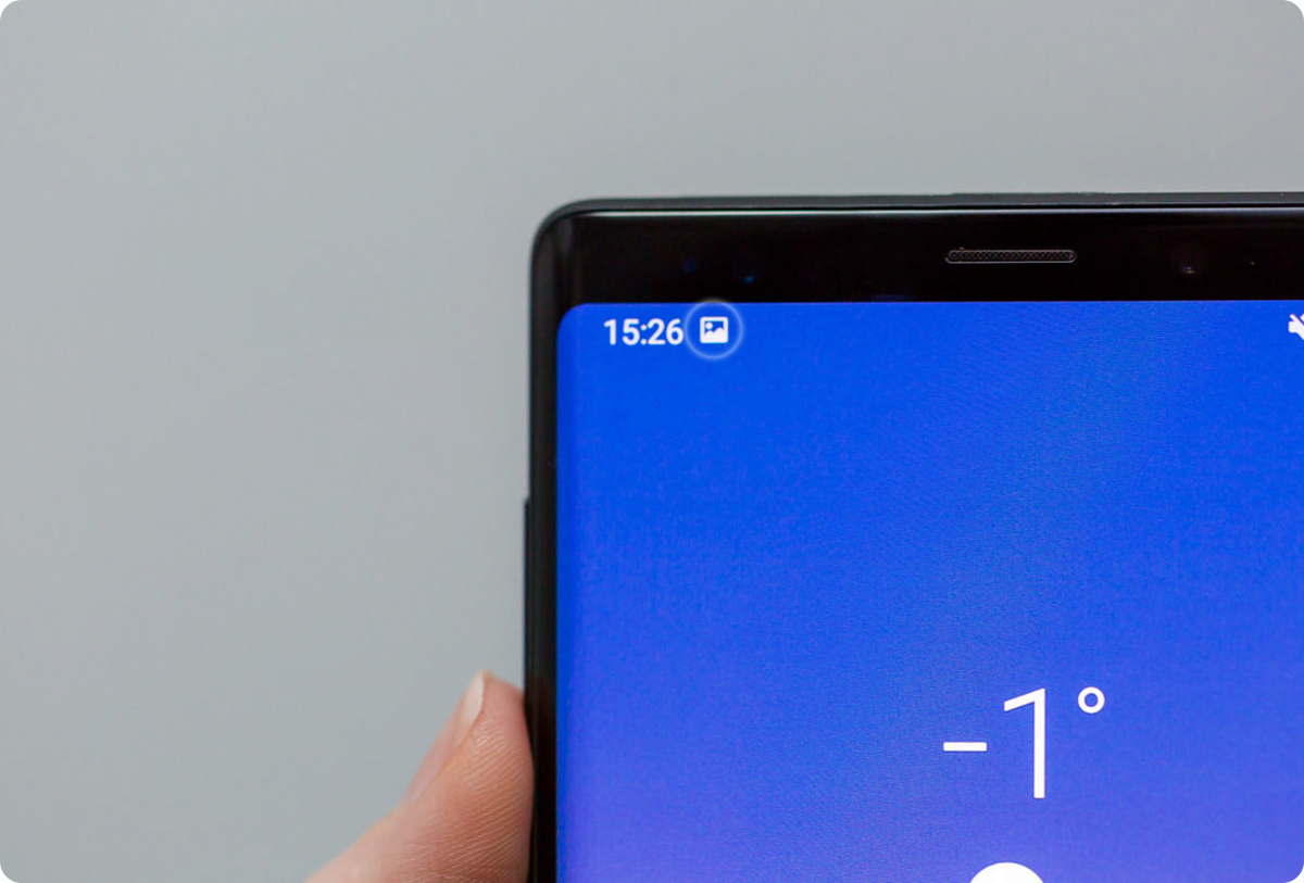 Скриншот экрана на Samsung Galaxy