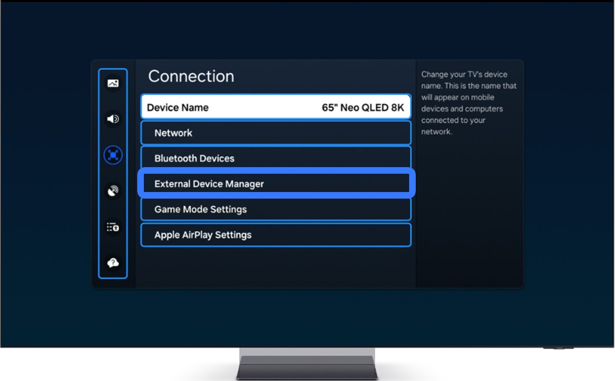 external device manager