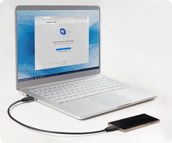 Galaxy smartfonini USB kabeli orqali noutbukga ulash
