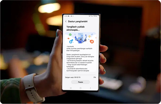 Samsung Galaxy dasturiy ta'minotini qanday yangilash