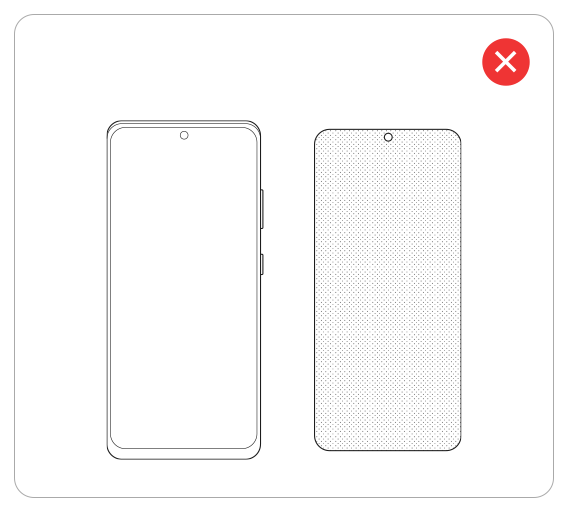 Smartfon ekranidagi asl ekran himoyachisi emas