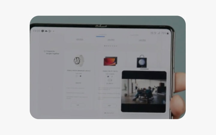 Z Fold5 Hidden Pop-up feature