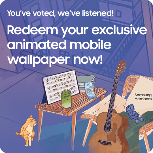 Nhận ngay hình nền động độc quyền MUSICFEST! dành riêng cho Thành viên Samsung!