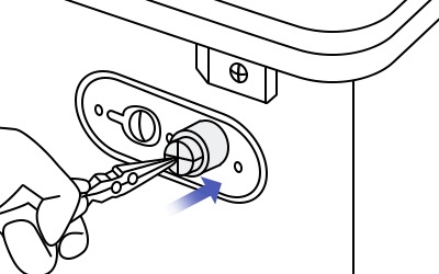 đẩy bộ lọc trở lại vị trí