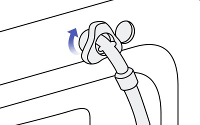 vặn vòi nước trở lại