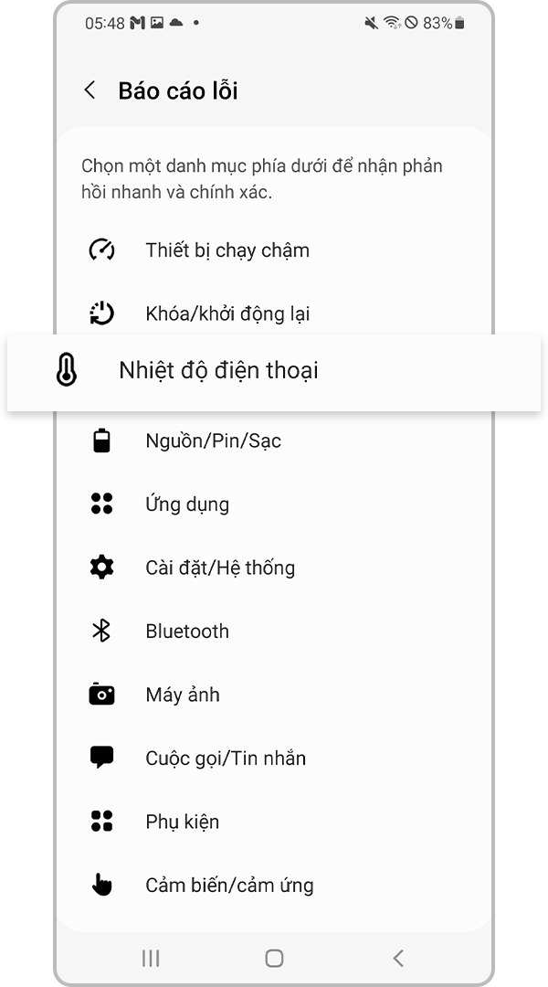 báo cáo lỗi bước 2