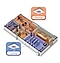 3d plan of multiple hotel rooms