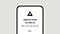 The top half of a smartphone device with an alert notification of an unknown source on display. There is a triangle with an exclamation point inside of it, and a question asking to allow installation from this source with 'no' written below.