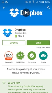 Open Dropbox