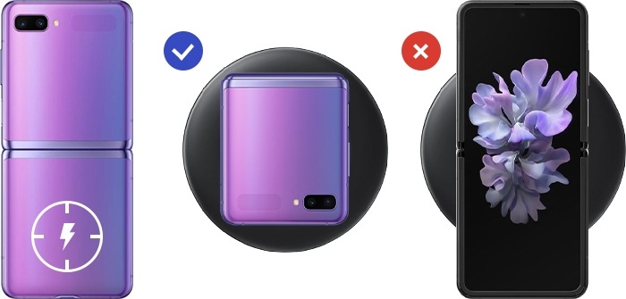 image of device on charging pad