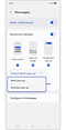 Tapping either Brief pop-up or Detailed pop-up