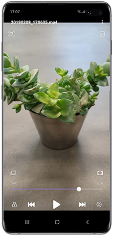 Android 9.0, updated design of video player