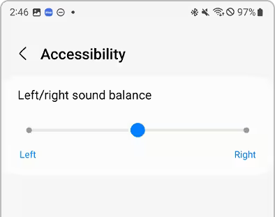 sound settings
