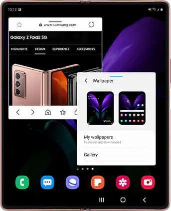 Pop-up view