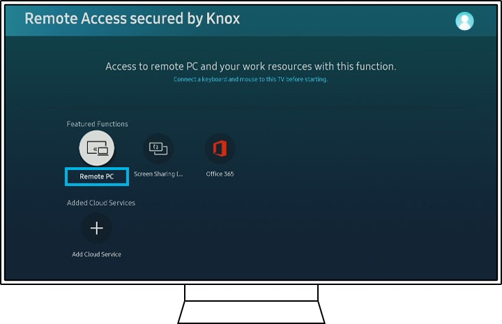 remote access main panel to remote pc
