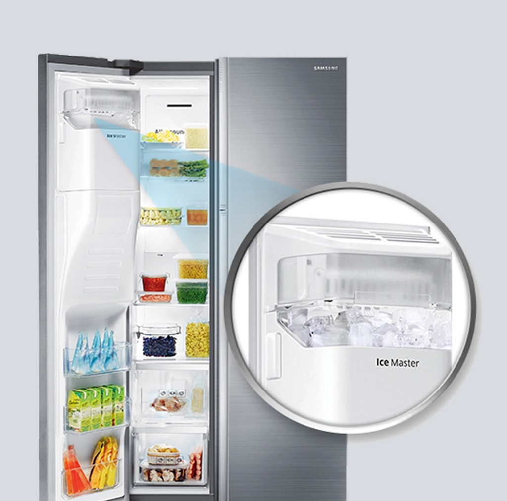 636 Litre Side by Side Refrigerator with Food Showcase (SRS636SCLS