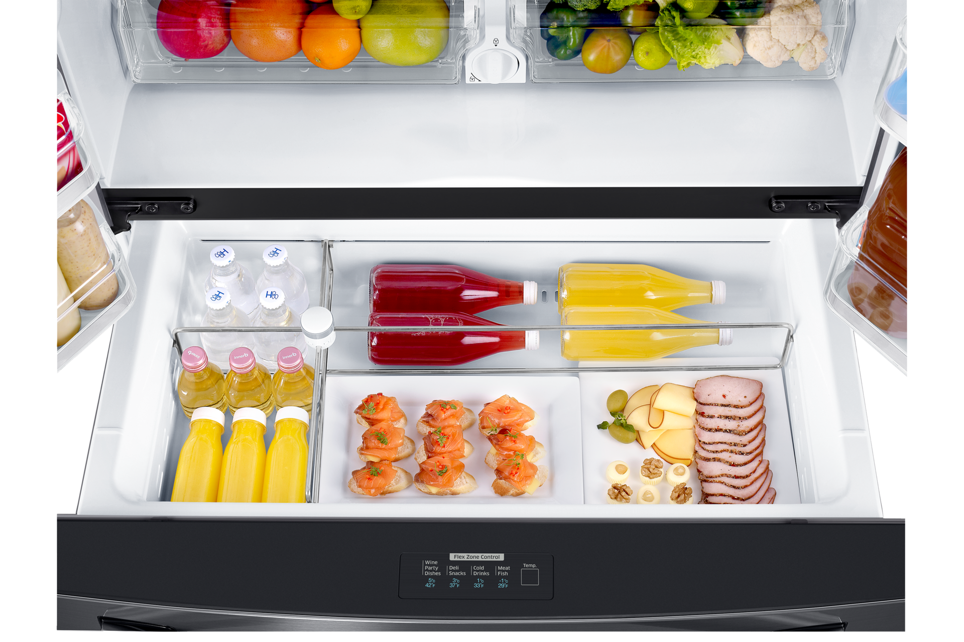 680L Four Doors French DoorConvertible Refrigerator (SRF677CDBLS