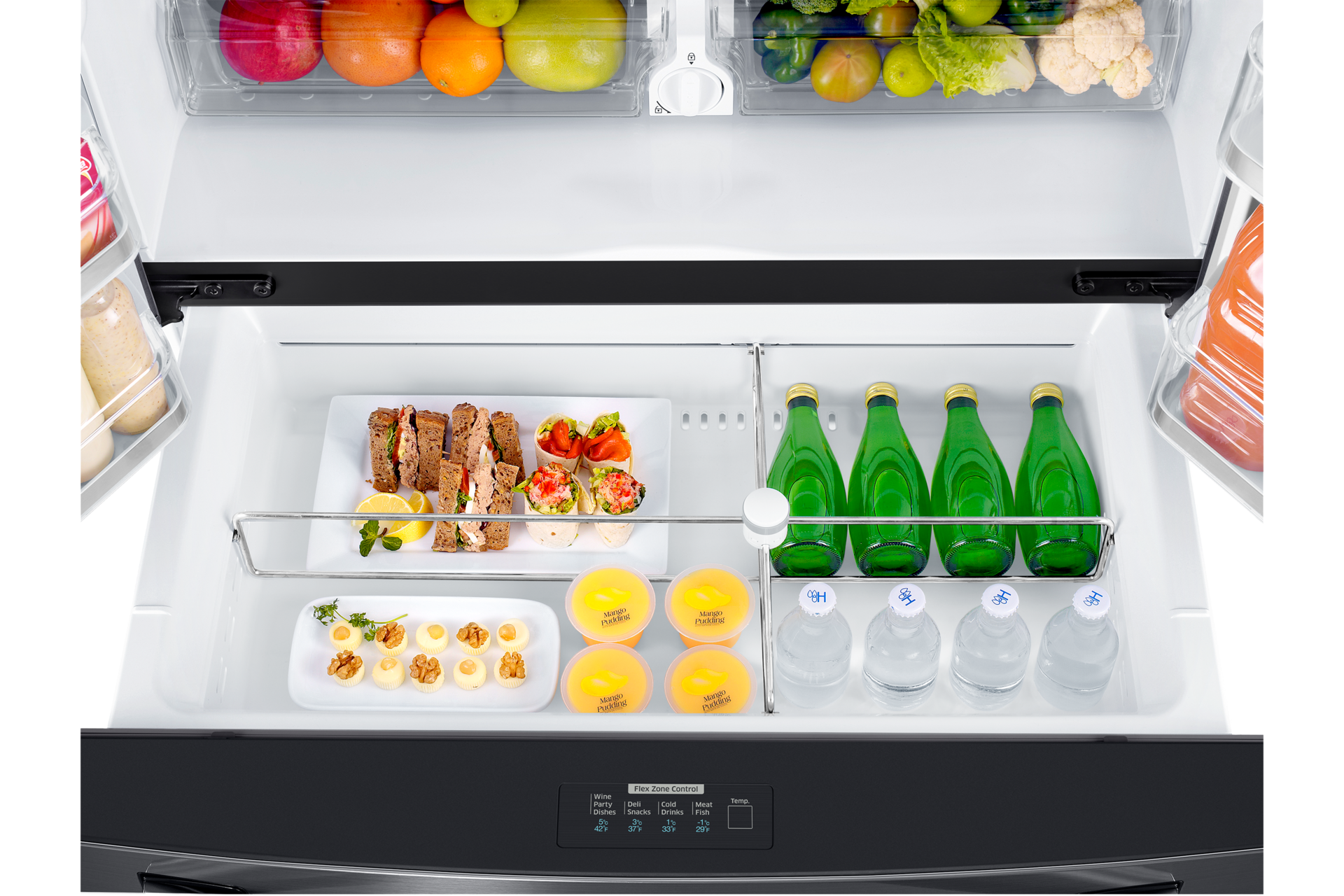 680L Four Doors French DoorConvertible Refrigerator (SRF677CDBLS