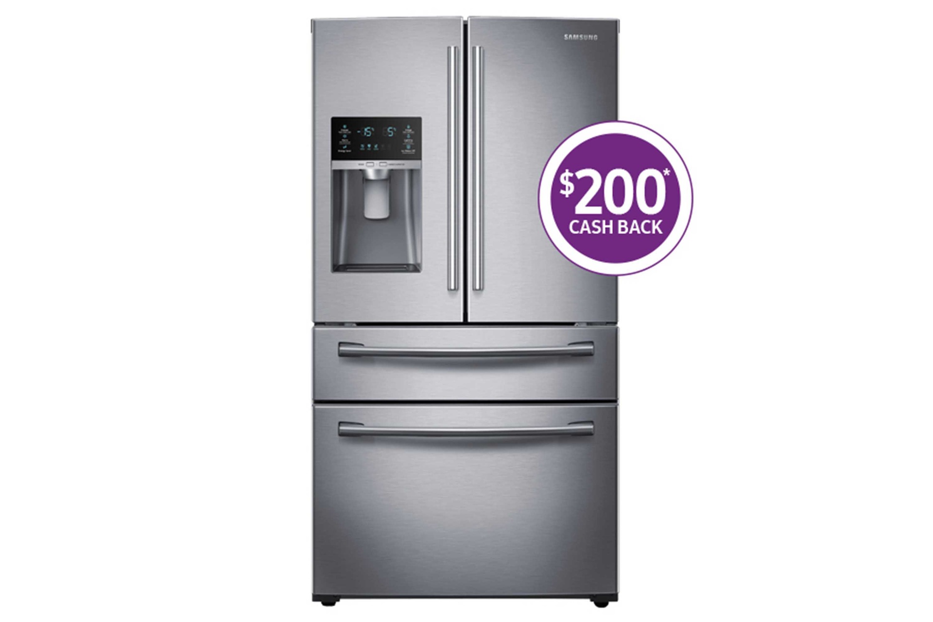 836 Litre French Door Refrigerator(SRF800GDLS) RF28HMEDBSR/SA