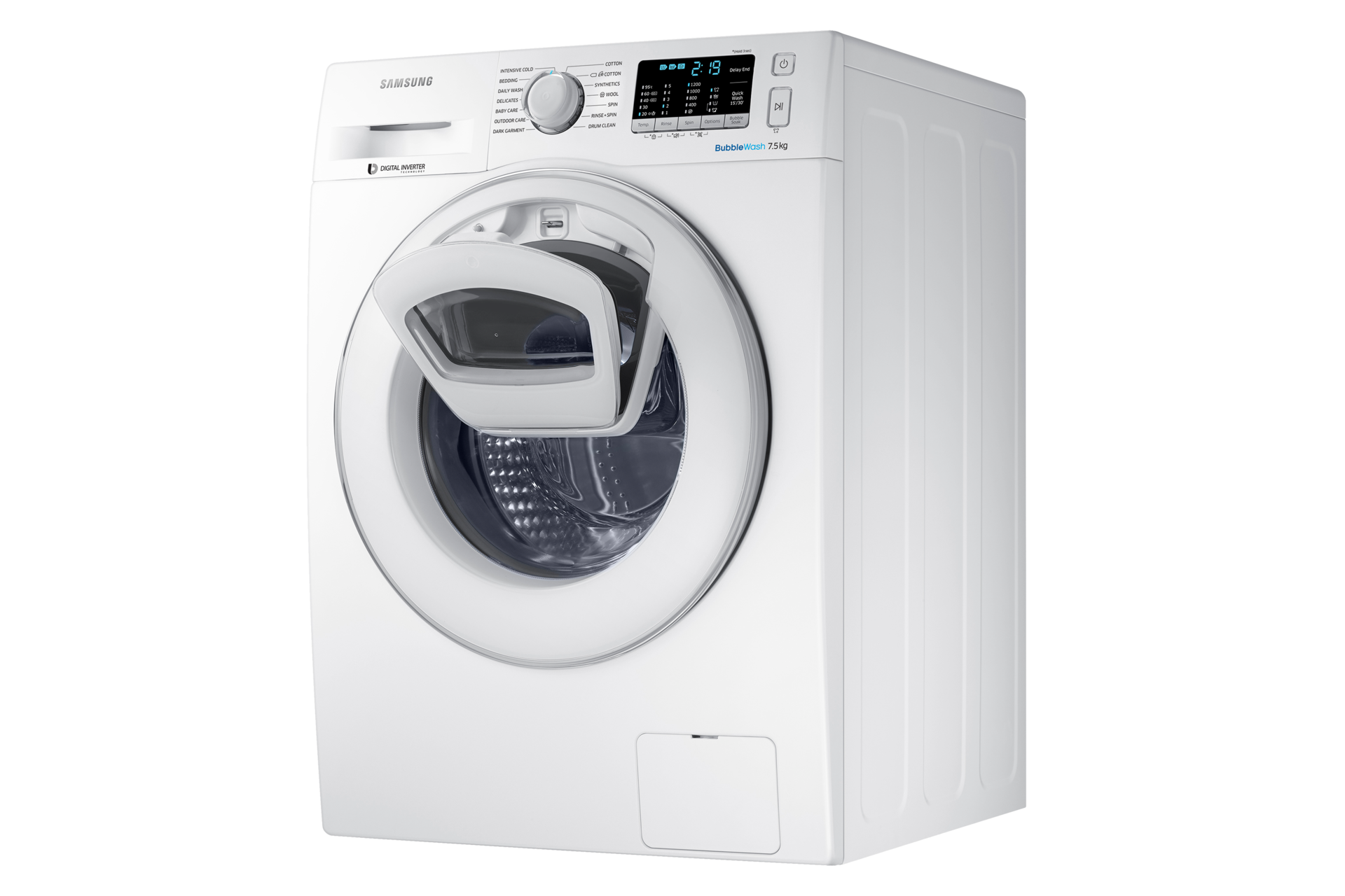 AddWash™ 7.5KG Front Loader with AddDoor (WW75K5210WW) WW75K5210WW/SA