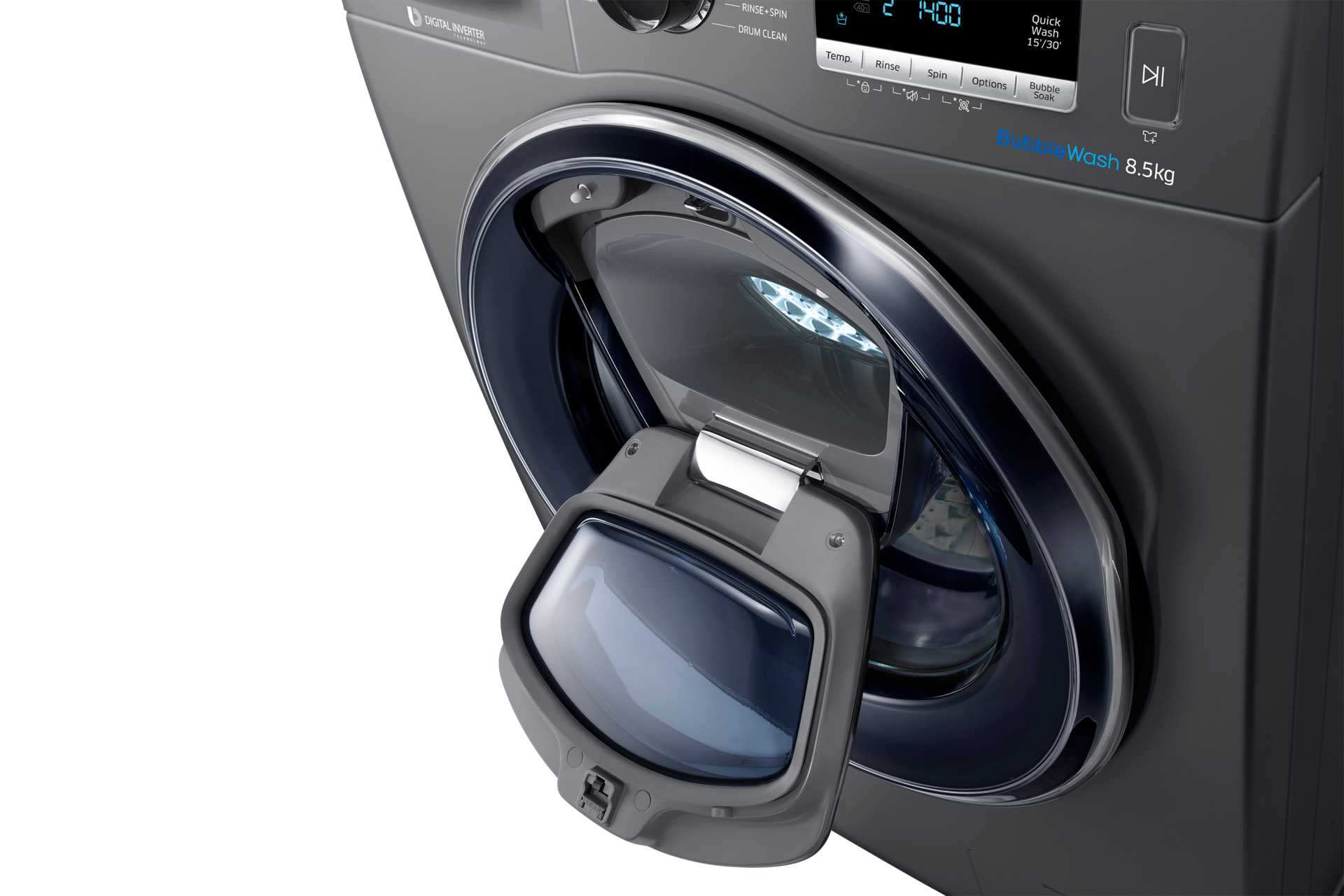 AddWash™ 8.5KG Front Loader with AddDoor (WW85K6410QX) WW85K6410QX/SA