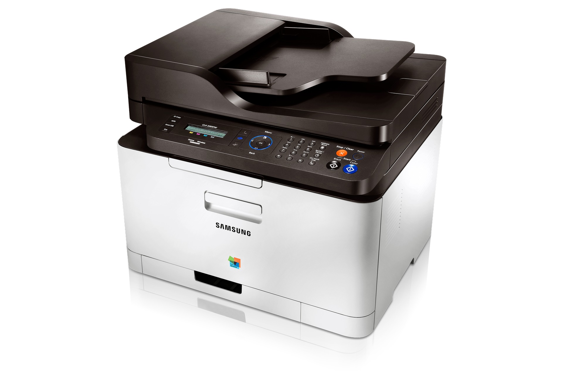 CLX-3305FW 2 Right Angle White