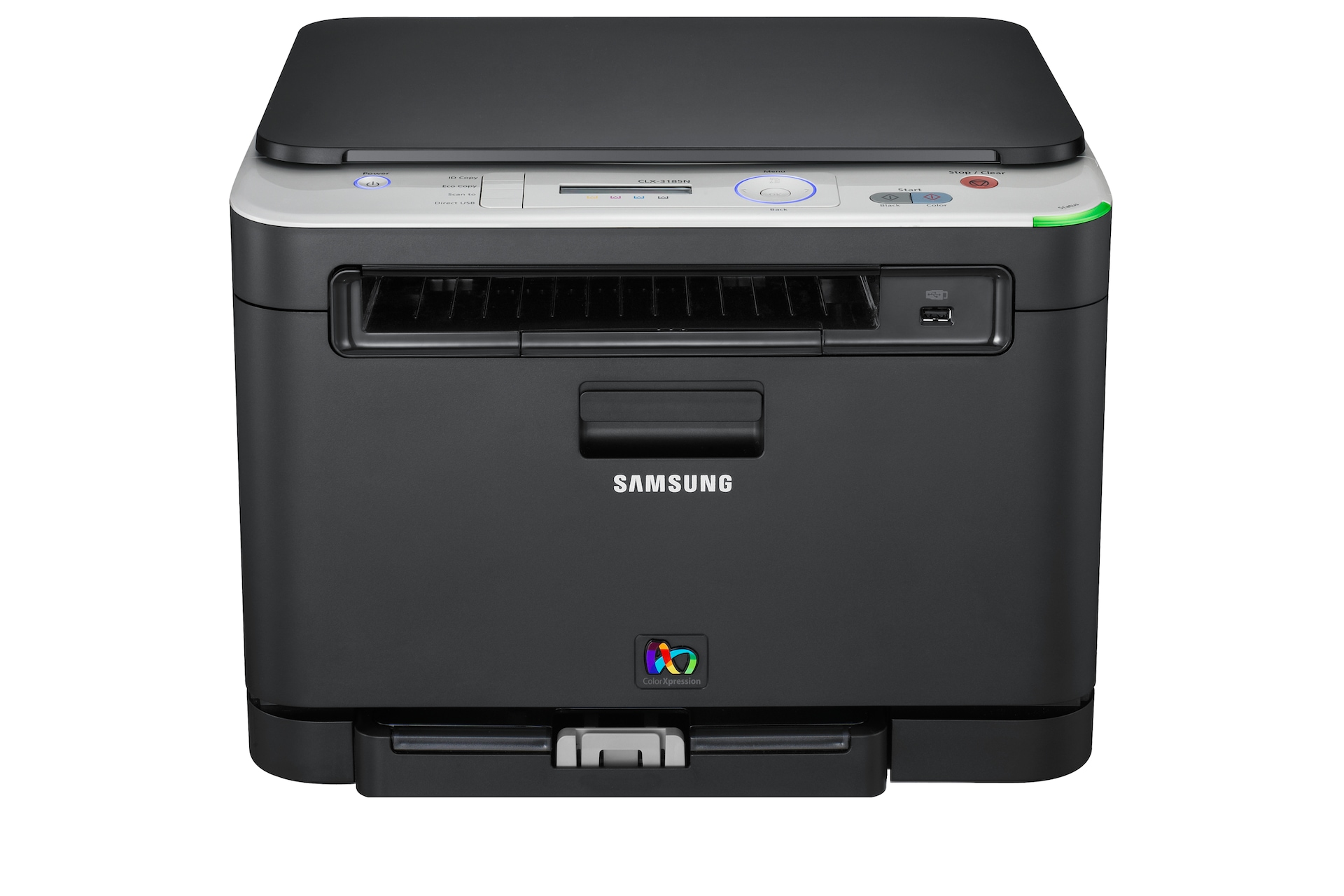 Samsung  3175fn Color Laser Multifunction Printer on Clx 3  185n Imprimante Multifonction Laser Couleur   Vue D Ensemble