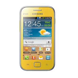 GT-S6802 Отпред Жълт
