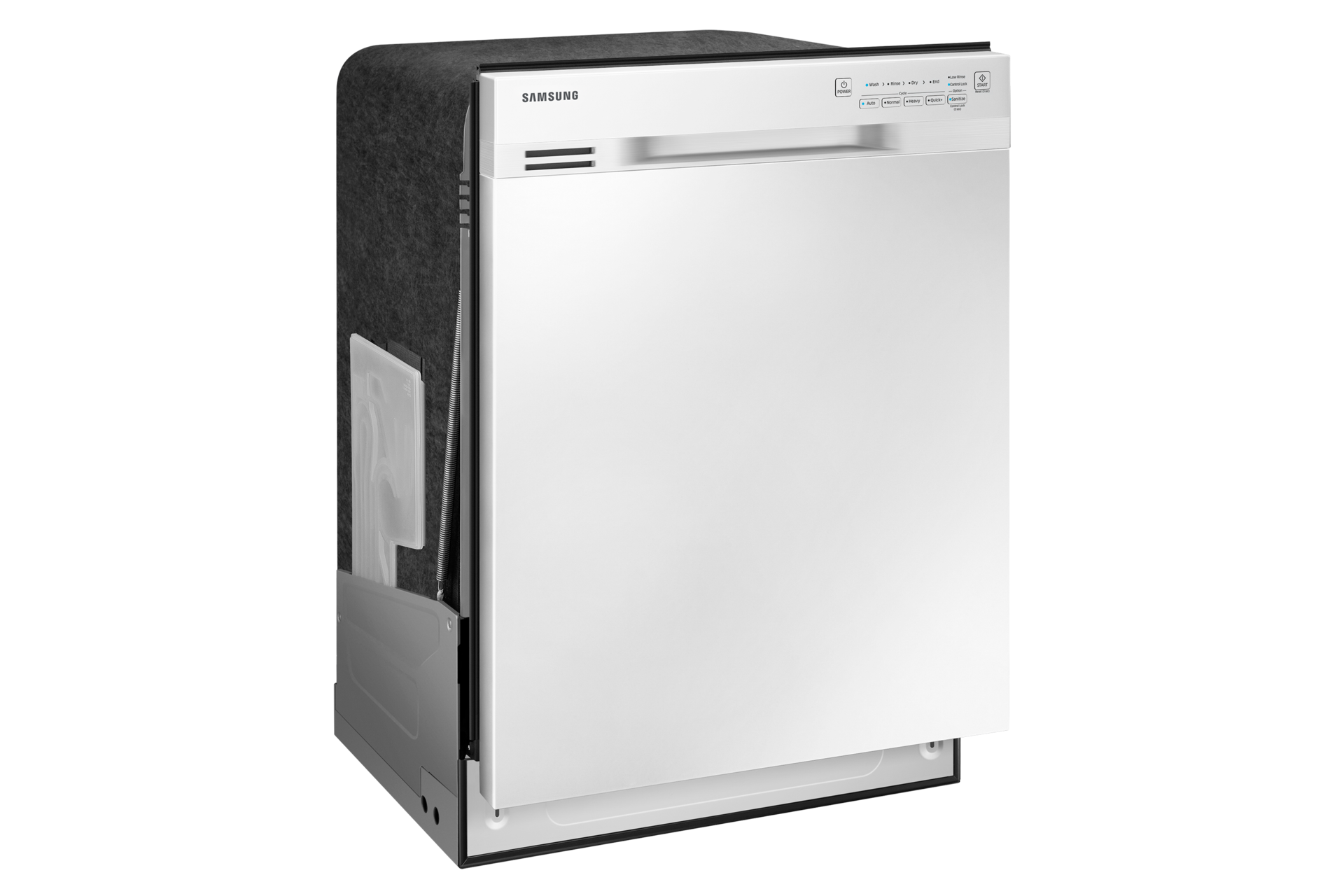 Samsung DW80J3020UW Dishwasher with Stainless Steel Tub Samsung CA