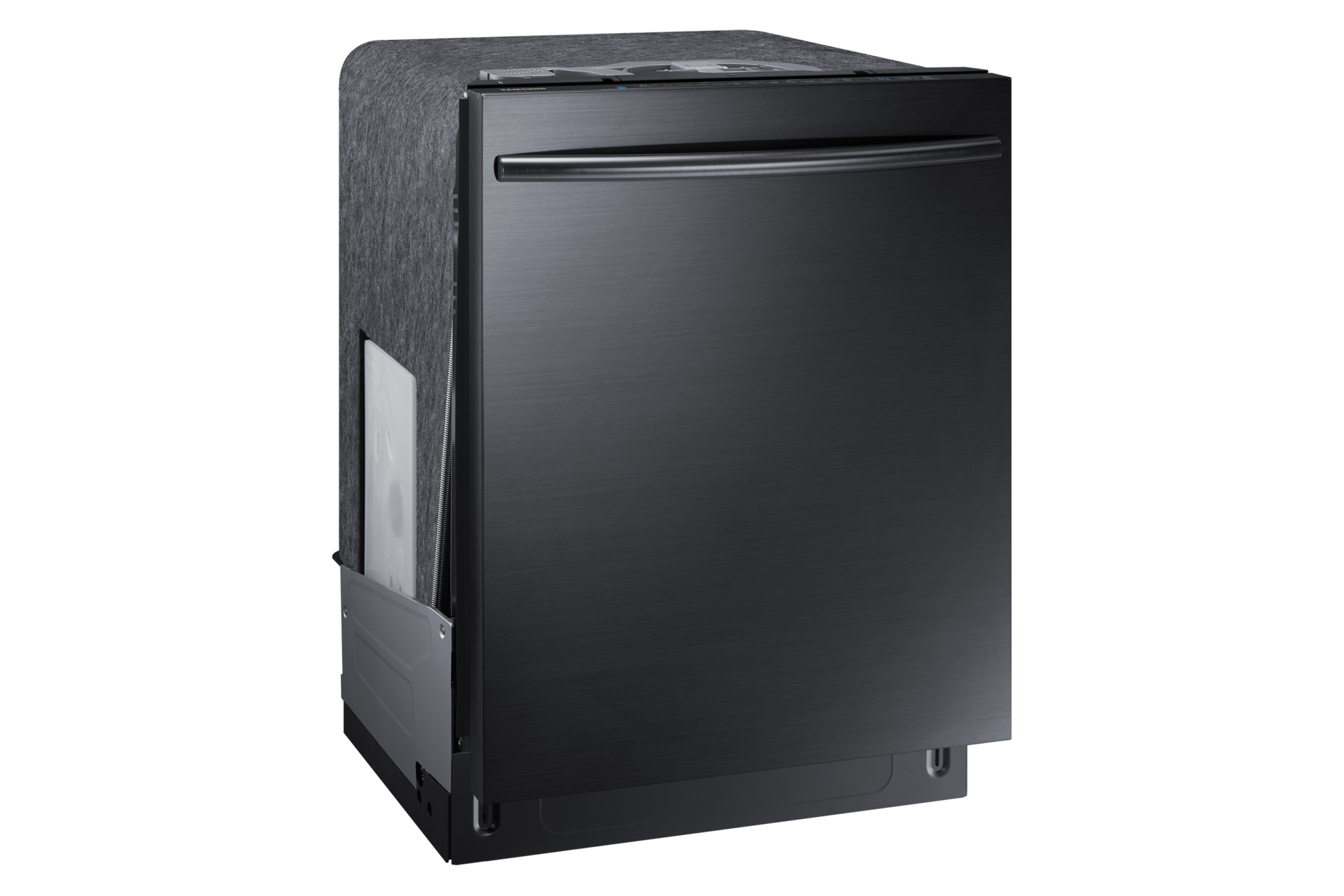 DW80K7050 Black stainless Third Rack Dishwasher with StormWash