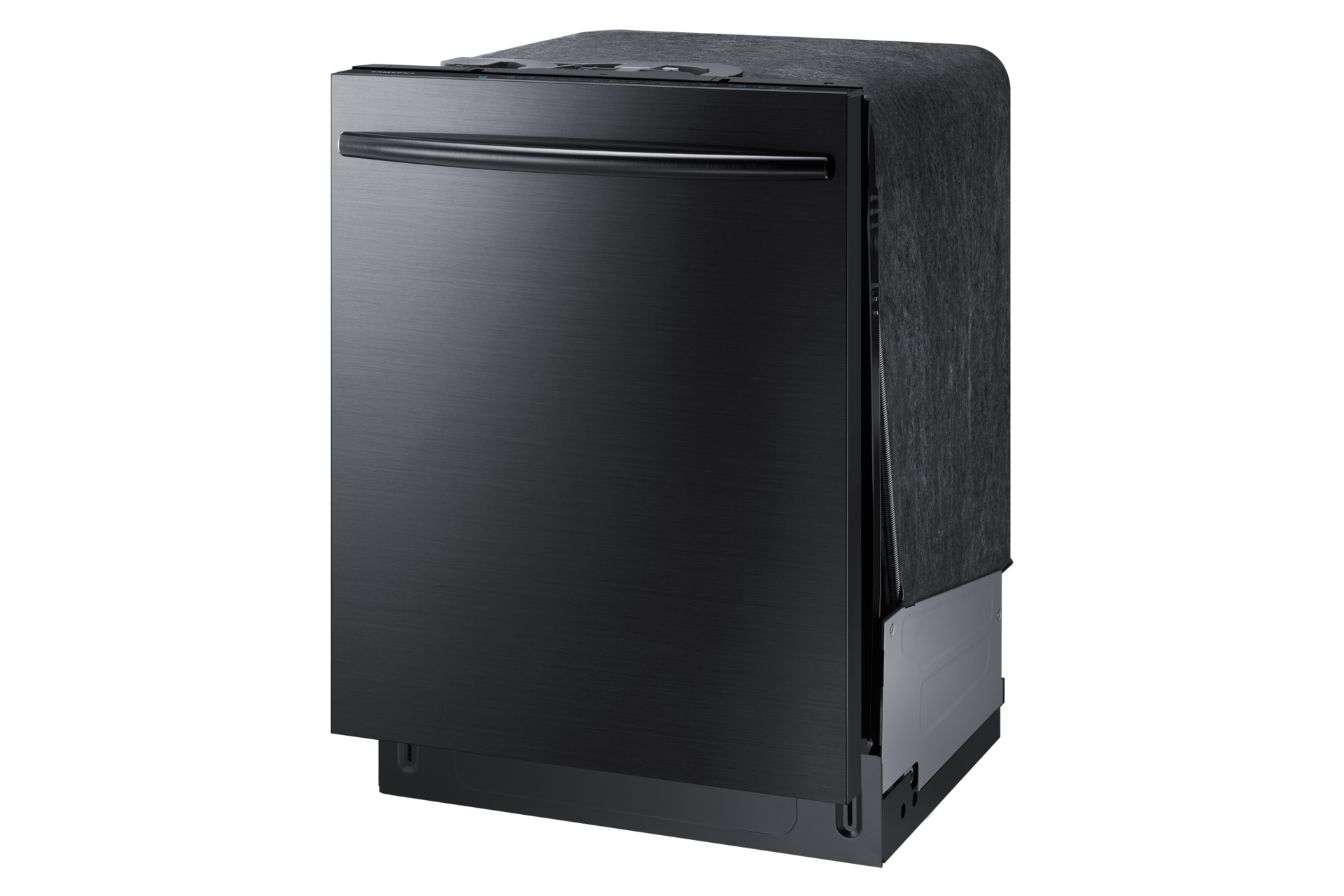 DW80K7050 Black stainless Third Rack Dishwasher with StormWash