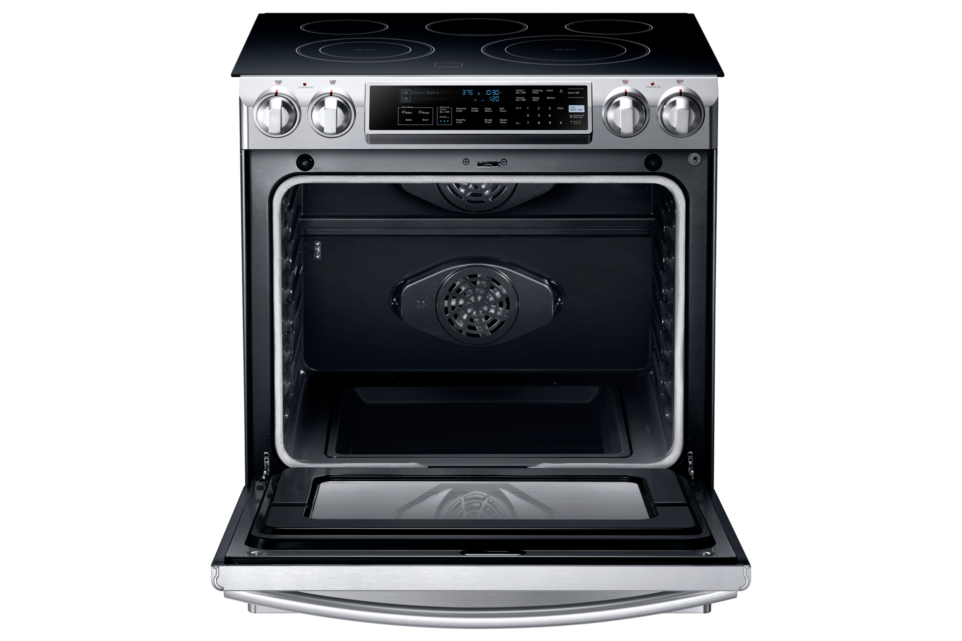 Samsung NE58F9500SS Electric Range, 5.8 cu.ft Samsung CA