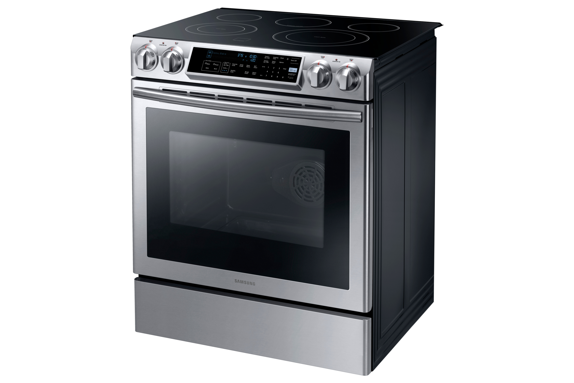 Samsung NE58F9500SS Electric Range, 5.8 cu.ft Samsung CA