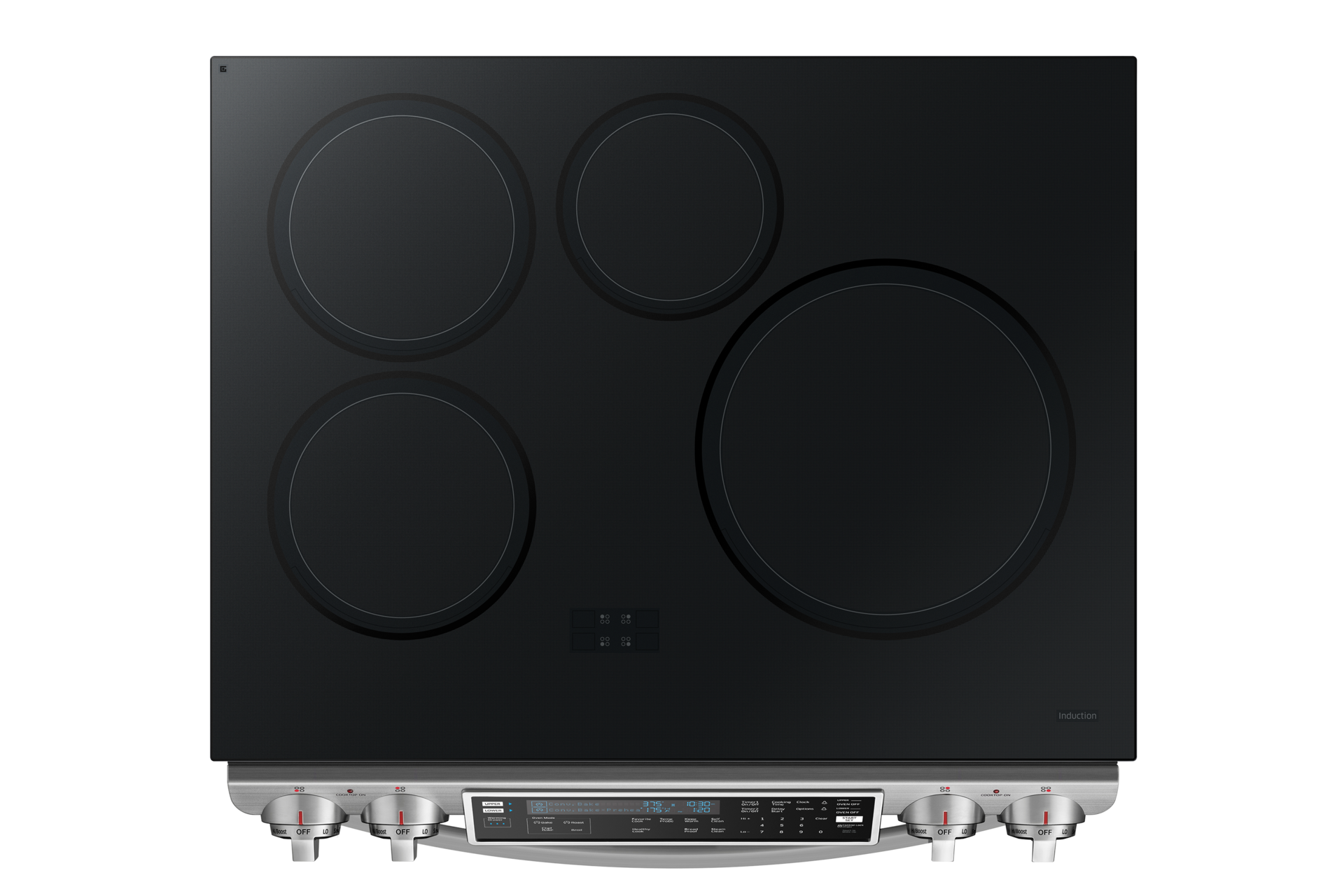 NE58H9970WS Induction Range with Virtual Flame Technology™, 5.8 cu.ft Samsung CA