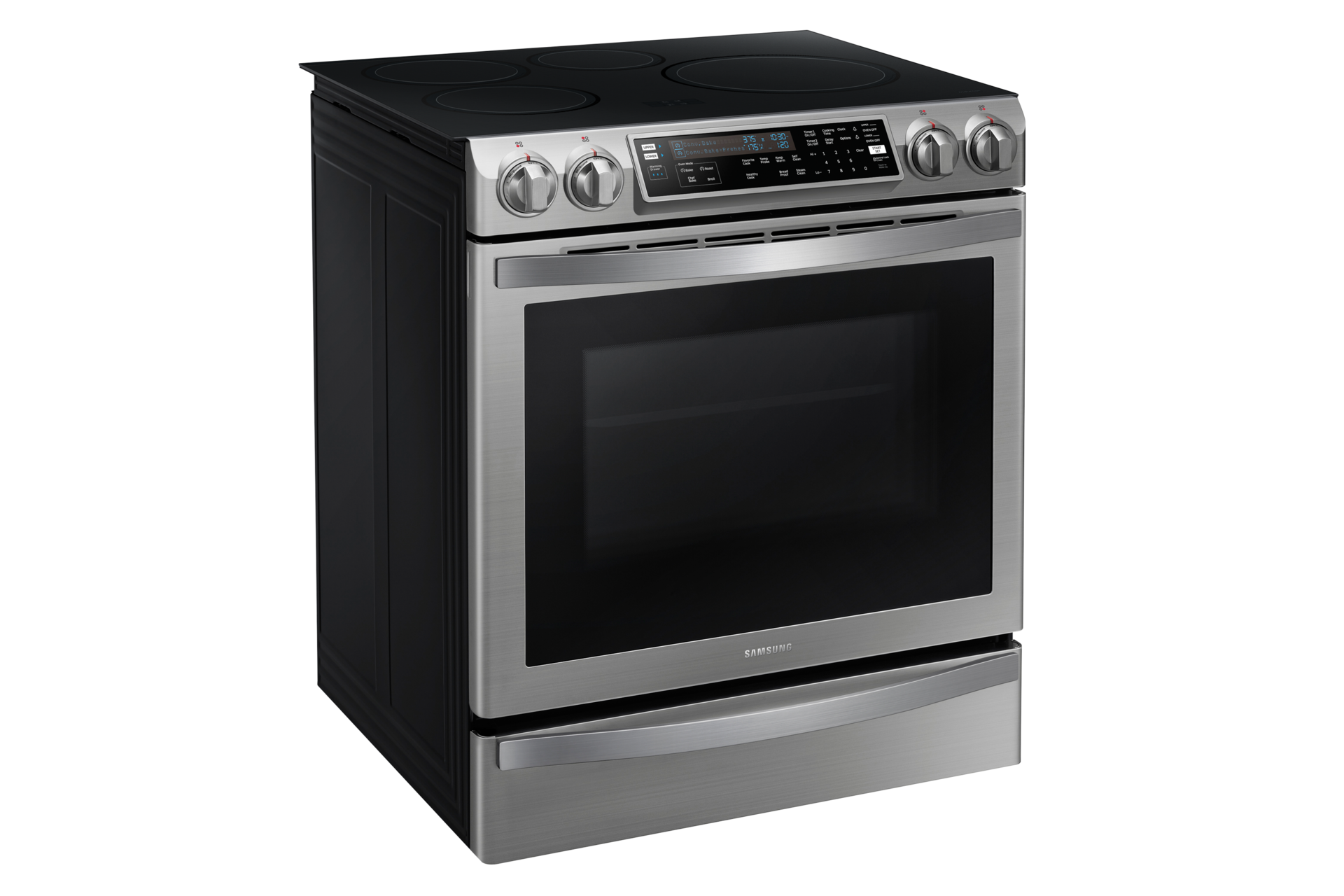 NE58H9970WS Induction Range with Virtual Flame Technology™, 5.8 cu.ft