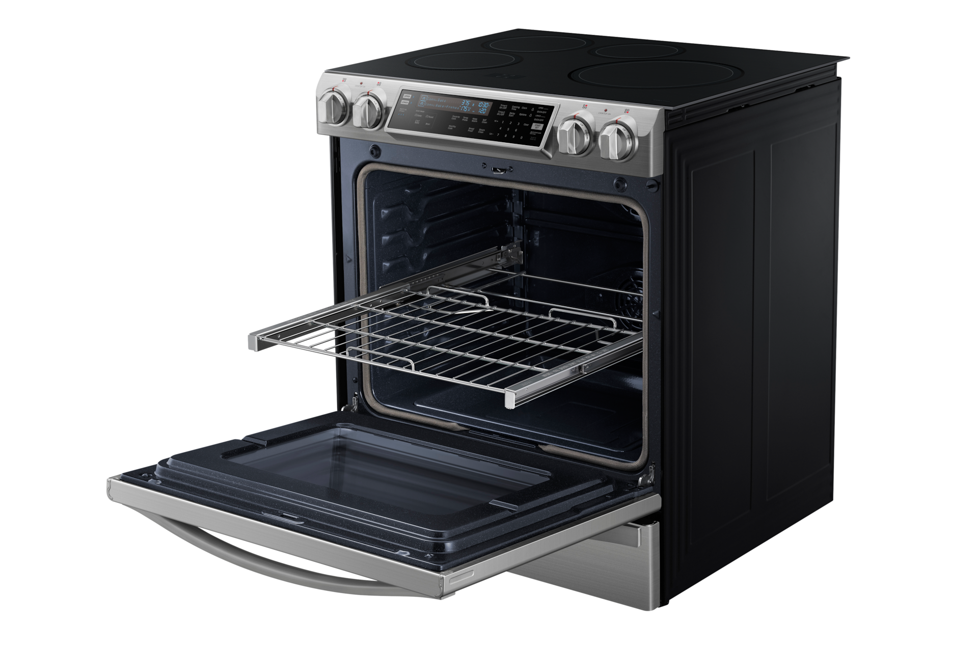 NE58H9970WS Induction Range with Virtual Flame Technology™, 5.8 cu.ft