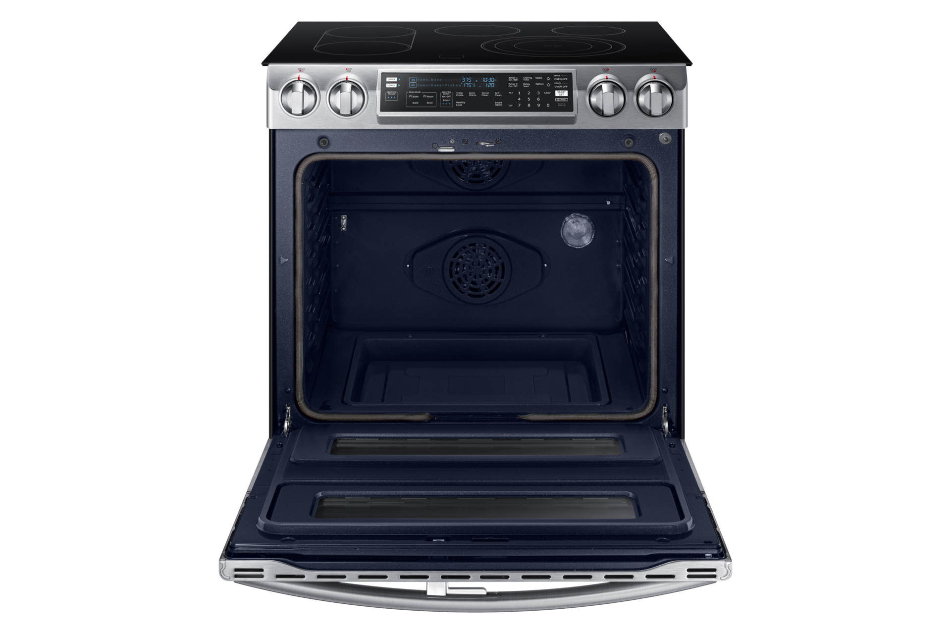 NE58K9850WS Electric Range with Flex Duo™, 5.8 cu.ft NE58K9850WS/AC