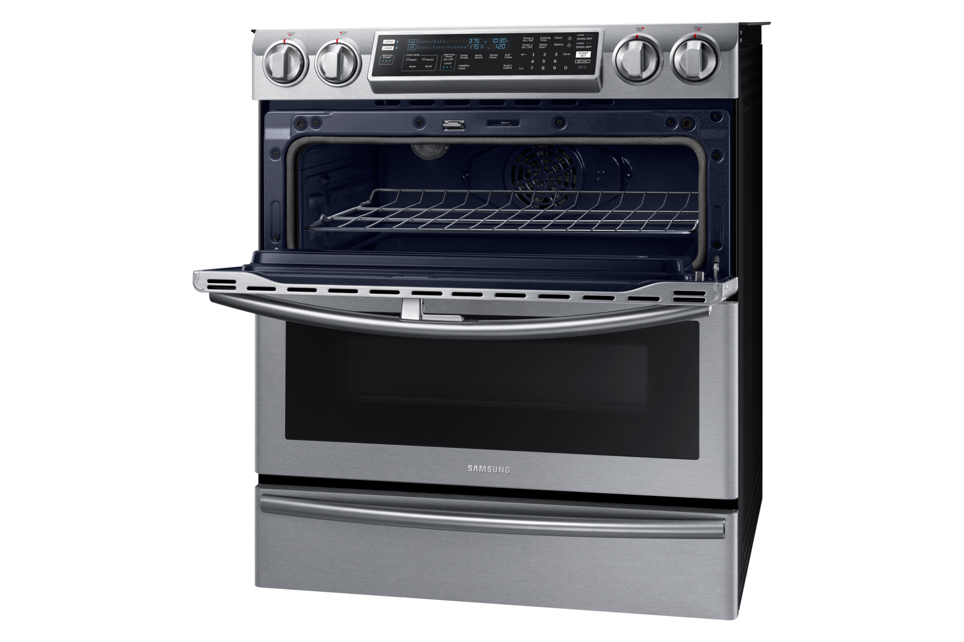 NE58K9850WS Electric Range with Flex Duo™, 5.8 cu.ft NE58K9850WS/AC