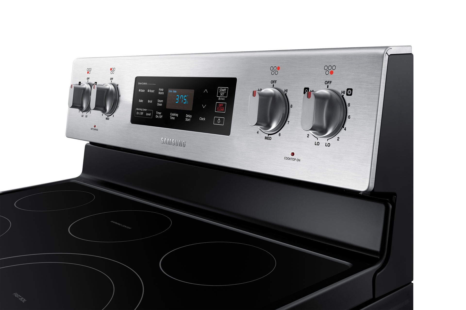 NE59K3321SS/AC Electric Range with Fan convection, 5.9. cu. Ft