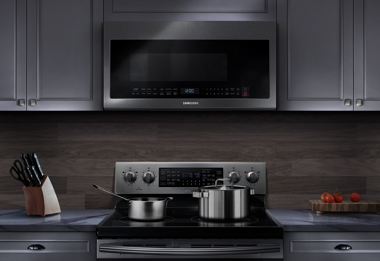 ME21M706BAS Over the Range with Glass Touch Bottom Control, 2.1 cu.ft