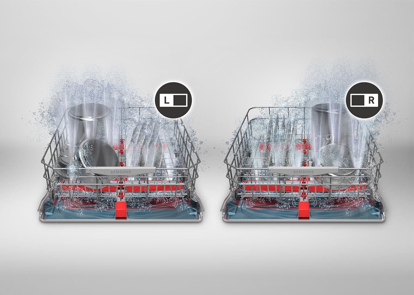 Samsung DW80J7550UG Dishwasher with WaterWall™ Samsung CA